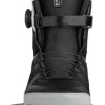 Ronix Supreme BOA Intuition+ Wake Boot 2022 - Black boot with white accents and a textured pattern on the toe cap.