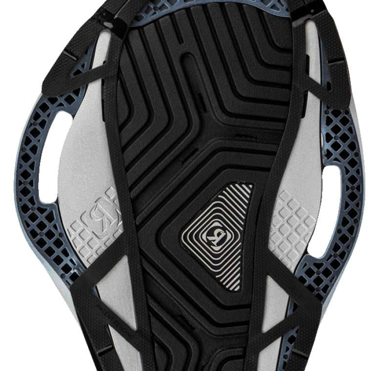 Ronix Supreme BOA Intuition+ Wake Boot 2022 - Black boot with white laces and a silver BOA dial on top.