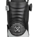 Ronix Supreme BOA Intuition+ Wake Boot 2022 - Black boot with white accents and a circular logo on the front.