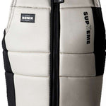Ronix Supreme Comp Vest 2023 - A white vest with black accents and a zipper down the front.