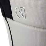Ronix Supreme Comp Vest 2023 - A black vest with a white logo on the chest and a zipper running down the front.