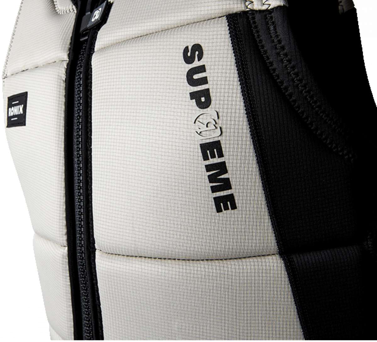 Ronix Supreme Comp Vest 2023 - Black vest with white logo on chest.