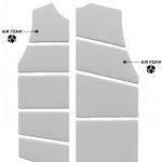 Ronix Supreme Comp Vest 2023 - Black vest with white logo on chest.