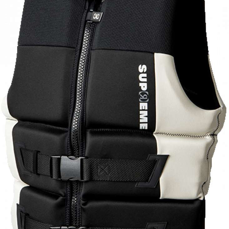Ronix Supreme Yes CGA Vest 2023 - Black vest with white logo and straps on front.