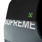 Ronix Supreme Yes CGA Wake Vest 2022 - A black vest with a green logo on the upper left side, featuring white text that reads "CGA" and "Yes".