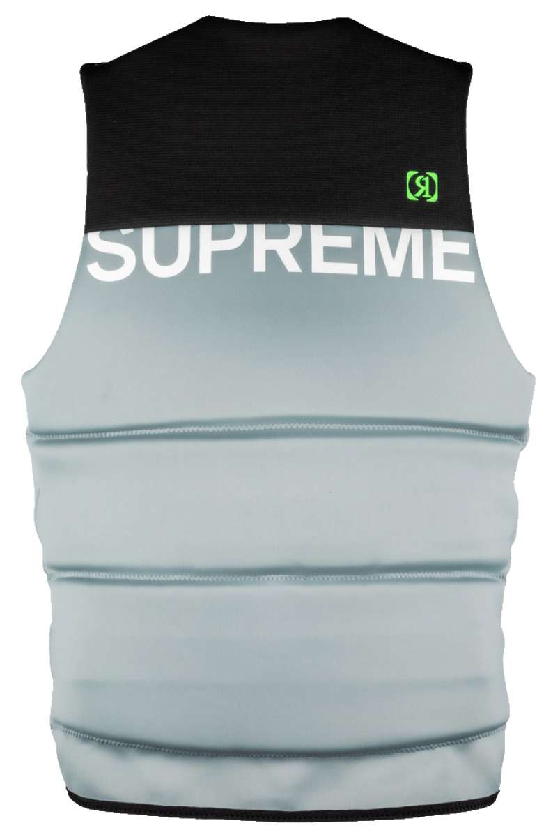 Ronix Supreme Yes CGA Wake Vest 2022 - A black and gray vest with a white "CGA" logo on the chest.