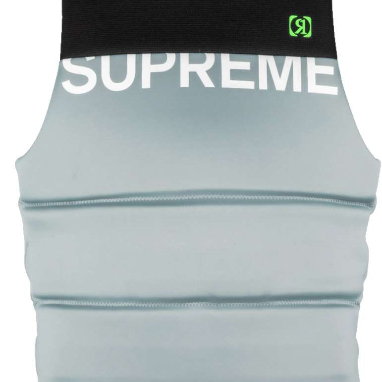 Ronix Supreme Yes CGA Wake Vest 2022 - A black and gray vest with a white "CGA" logo on the chest.
