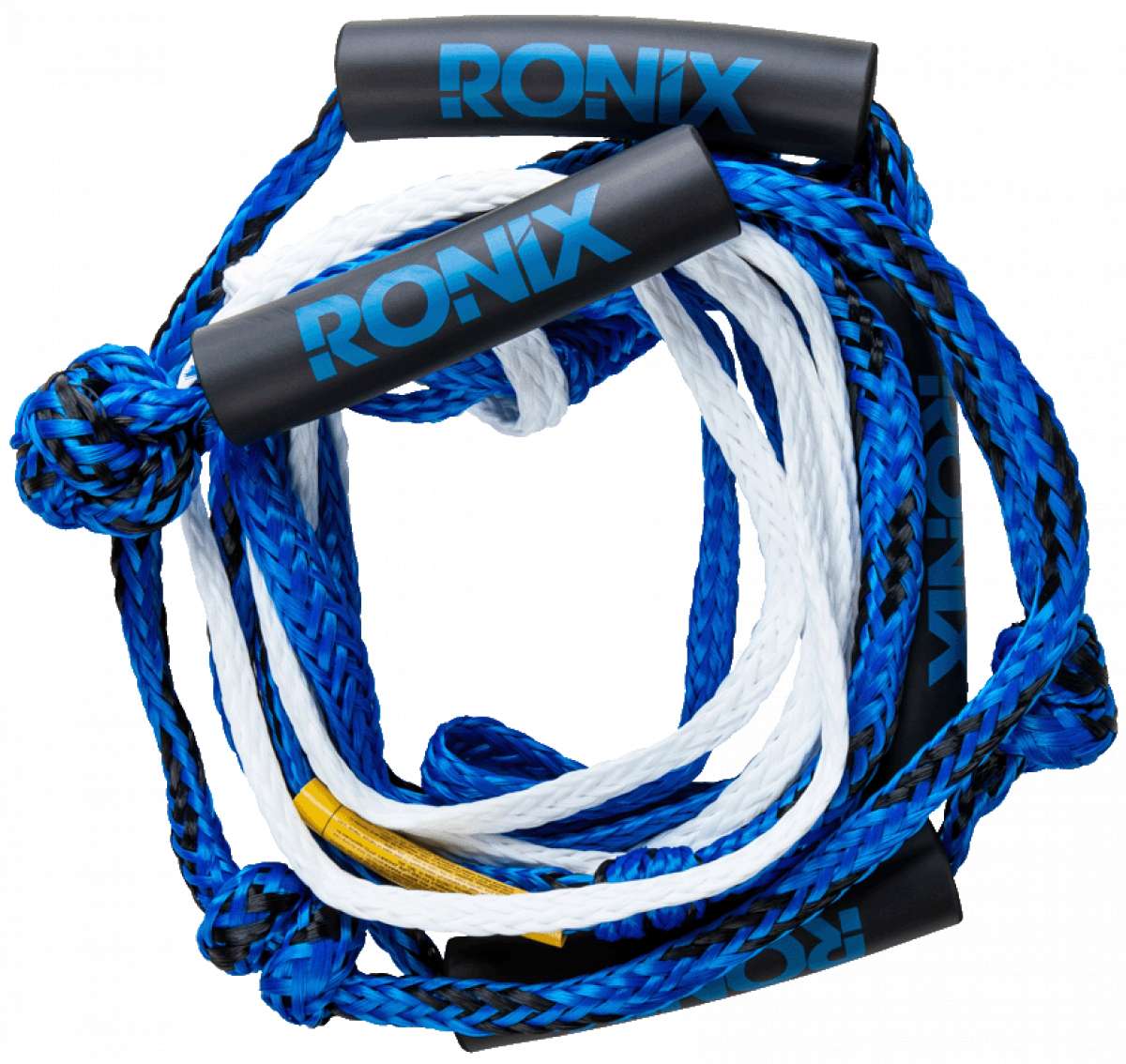 Ronix Surf Rope No Handle 2023 - Blue rope with black handle ends and white stitching.