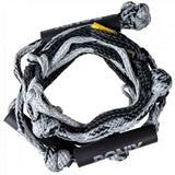 Ronix Surf Rope No Handle 2023 - Black rope with white lettering and yellow accents.