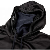 Ronix UV Shade Hoodie 2023 - A black hoodie with a subtle white logo on the left chest and a small tag near the bottom hem.