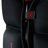 Ronix Volcom Capella 3.0 CGA Wake Vest 2022 - Black life jacket with red logo on chest and black straps.