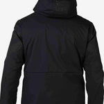 Rossignol All Speed Insulated Jacket 2022-2023 - A black jacket with a high collar and zippered pockets, featuring a subtle pattern on the sleeves.