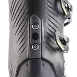 Rossignol Hi-Speed 100 HV Ski Boots 2024 - Black ski boots with white and yellow accents on top.
