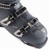 Rossignol Hi Speed Proheat 110 MV GW Ski Boot 2023 - A black ski boot with a silver buckle and strap on the side.