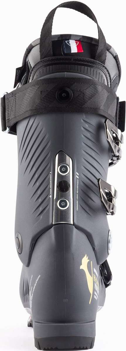 Rossignol Hi Speed Proheat 110 MV GW Ski Boot 2023 - Black ski boot with a red and white logo on top.