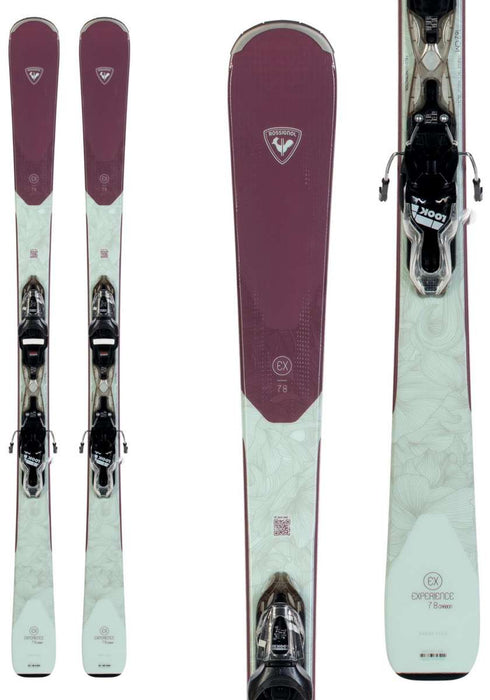 Rossignol Ladies Experience 78 Ca System Ski With XP 10 Ski Bindings 2022-2023
