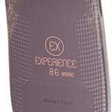 Rossignol Ladies Experience 86 Basalt Ski 2023 - A dark brown ski with a subtle basalt pattern and a circular logo featuring "EX" in white letters, positioned near the top of the board.