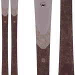 Rossignol Ladies Experience 86 Basalt Ski 2023 - A brown ski with a basalt pattern and a black logo at the top.