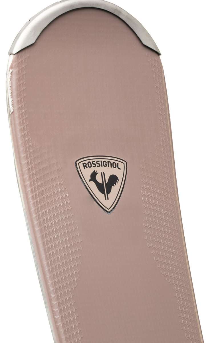 Rossignol Ladies Experience 86 Basalt Ski 2023 - A light brown ski with a rooster logo and black lettering on top.