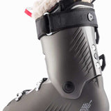 Rossignol Ladies Pure Heat GW Ski Boot 2022-2023 - A black ski boot with a white fur lining visible at the top.