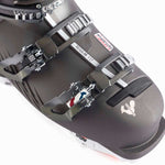Rossignol Ladies Pure Heat GW Ski Boot 2022-2023 - A black ski boot with a white logo on the side and silver buckles.