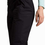 Rossignol Ladies Rapide Insulated Pant 2022-2023 - Black insulated ski pants with a zippered pocket on the side of one leg.