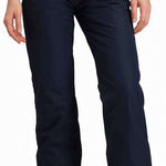 Rossignol Ladies Rapide Insulated Pant 2022-2023 - Dark blue insulated ski pants with a black waistband and belt loops.