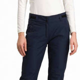 Rossignol Ladies Rapide Insulated Pant 2022-2023 - Black insulated ski pants with a zippered pocket on the side of one leg.