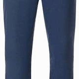 Rossignol Siz Insulated Pant 2024 - A pair of navy blue ski pants with a zippered pocket on the right thigh and a black zipper pull.
