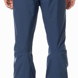 Rossignol Siz Insulated Pant 2024 - Dark blue pants with a white logo on the left leg, featuring a shiny material and a straight cut.