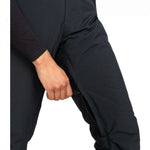Roxy Junior's Backyard Insulated Pant 2024 - Black insulated ski pants with a zippered pocket on the side of one leg.