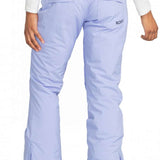 Roxy Junior's Backyard Insulated Pant 2024 - A pair of light blue snow pants with a subtle pattern and multiple pockets on the back.