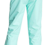 Roxy Junior's Backyard Insulated Pants 2022 - Light blue snow pants with a small black logo on the left hip.