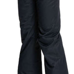 Roxy Junior's Backyard Insulated Pants 2022 - Black snow pants with a subtle white logo on the left leg.