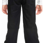 Roxy Junior's Diversion Insulated Pant 2023 - Black snow pants with a subtle leopard pattern on the back pocket.