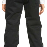 Roxy Junior's Diversion Insulated Pants 2024 - Black snow pants with a subtle pattern on the back waistband.