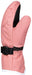 Roxy Junior's Jetty Solid Mittens - Mittens are pink with black interior and stitching.