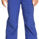 Roxy Women's Backyard Insulated Pant - A pair of insulated snow pants with a black and white pattern on the side pockets.