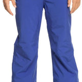 Roxy Women's Backyard Insulated Pant - A pair of insulated snow pants with a black and white pattern on the side pockets.