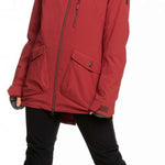 Roxy Women's Blizzard Beanie - A grey beanie with a brown pom-pom on top.