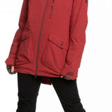 Roxy Women's Blizzard Beanie - A grey beanie with a brown pom-pom on top.