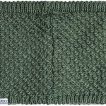 Roxy Women's Blizzard Collar - A sage green knitted collar with a subtle diamond pattern and ribbed edges.