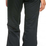 Roxy Women's Diversion Insulated Pant 2023 - Black snow pants with a subtle white pattern on the back pocket.