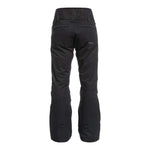 Roxy Women's Diversion Insulated Pant 2024 - Black snow pants with a subtle white pattern on the back waistband.