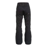 Roxy Women's Diversion Insulated Pant 2024 - Black snow pants with a subtle white pattern on the back waistband.