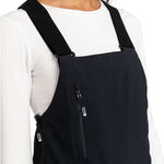 Roxy Women's Gore Stretch Prism Bib Pants 2024 - Black bib pants with a zippered fly and adjustable straps.