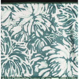 Roxy Women's Lana Collar 2024 - A white, long-sleeved shirt with a high collar and a palm tree print in shades of green.