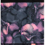 Roxy Women's Lana Collar - A black floral patterned waist-length zip-up jacket with a high collar and two front pockets.