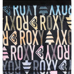Roxy Women's Lana Collar 2024 - A black collar with a white geometric pattern and a small, circular logo on the front.