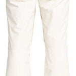 Roxy Women's Nadia Insulated Pants 2024 - White snow pants with a zippered pocket on the back right side.